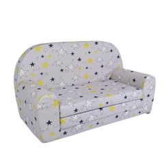 KLEINES KINDER-SCHLAFSOFA 75 MIT GELBEN STERNEN