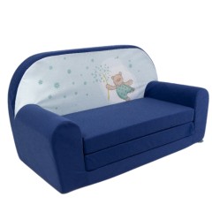 KLEINES KINDER-SCHLAFSOFA 16 – TEDDYBÄR „LÖWENZAHN“