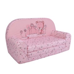KLEINES KINDER-KLAPPSOFA 04 TEDDY BEAR