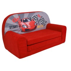 KLEINES KINDER-KLAPPSOFA  RACING CAR 02