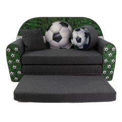 GROSSES KLAPPBARES KINDERSOFA 03 FOOTBALL