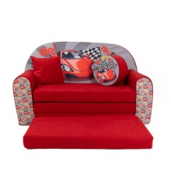 GROSSES AUSKLAPPBARES KINDERSOFA 02 RACING CAR