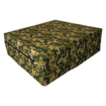 Klappmatratze "CAMO Gelb" Größe M - 180x65x7cm