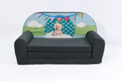 Kindersofa MINI Kindercouch W386_53 Teddy Grün