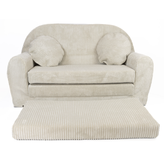 Sofa Rosalia  - Ausklappbares Kindersofa aus Cord mit Verlängerung - 5