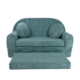 Sofa Rosalia  - Ausklappbares Kindersofa aus Cord mit Verlängerung - 11