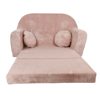Sofa Rosalia  - Ausklappbares Kindersofa aus Cord mit Verlängerung - 15
