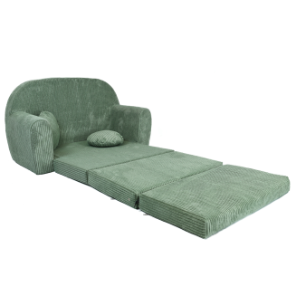 Sofa Rosalia  - Ausklappbares Kindersofa aus Cord mit Verlängerung - 23