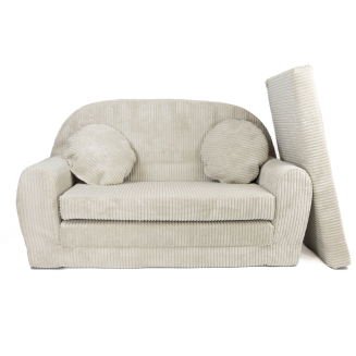 Sofa Rosalia  - Ausklappbares Kindersofa aus Cord mit Verlängerung - 6