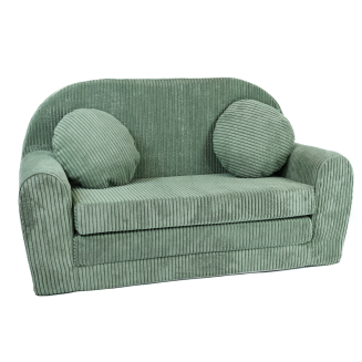 Sofa Rosalia  - Ausklappbares Kindersofa aus Cord mit Verlängerung - 24