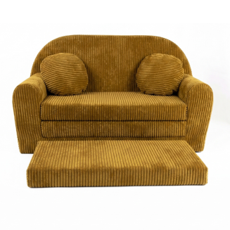 Sofa Rosalia  - Ausklappbares Kindersofa aus Cord mit Verlängerung - 32