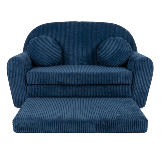 Sofa Rosalia  - Ausklappbares Kindersofa aus Cord mit Verlängerung - 35