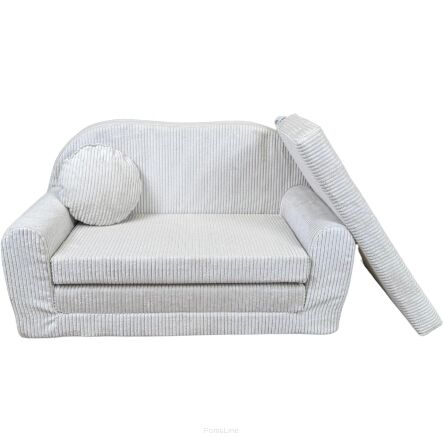 Sofa Rosalia  - Ausklappbares Kindersofa aus Cord mit Verlängerung - in 5 Farben