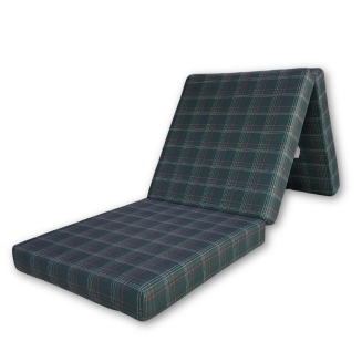 Klappmatratze im VW-GTI-Karomuster M - 180x65x7cm - 11