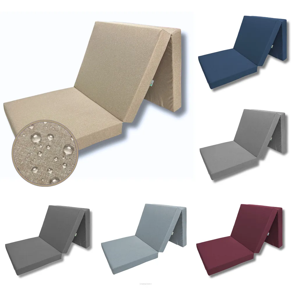 Klappmatratze mit wasserfestem Outdoor-Bezug -Größe XM - 195x60x9cm