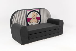 Kindersofa MINI Kindercouch W386_56 Bärchen Streifen - 3