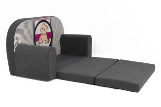 Kindersofa MINI Kindercouch W386_56 Bärchen Streifen - 2