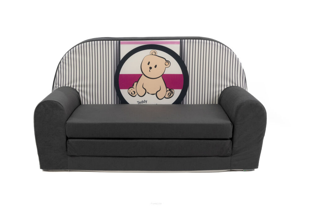 Kindersofa MINI Kindercouch W386_56 Bärchen Streifen