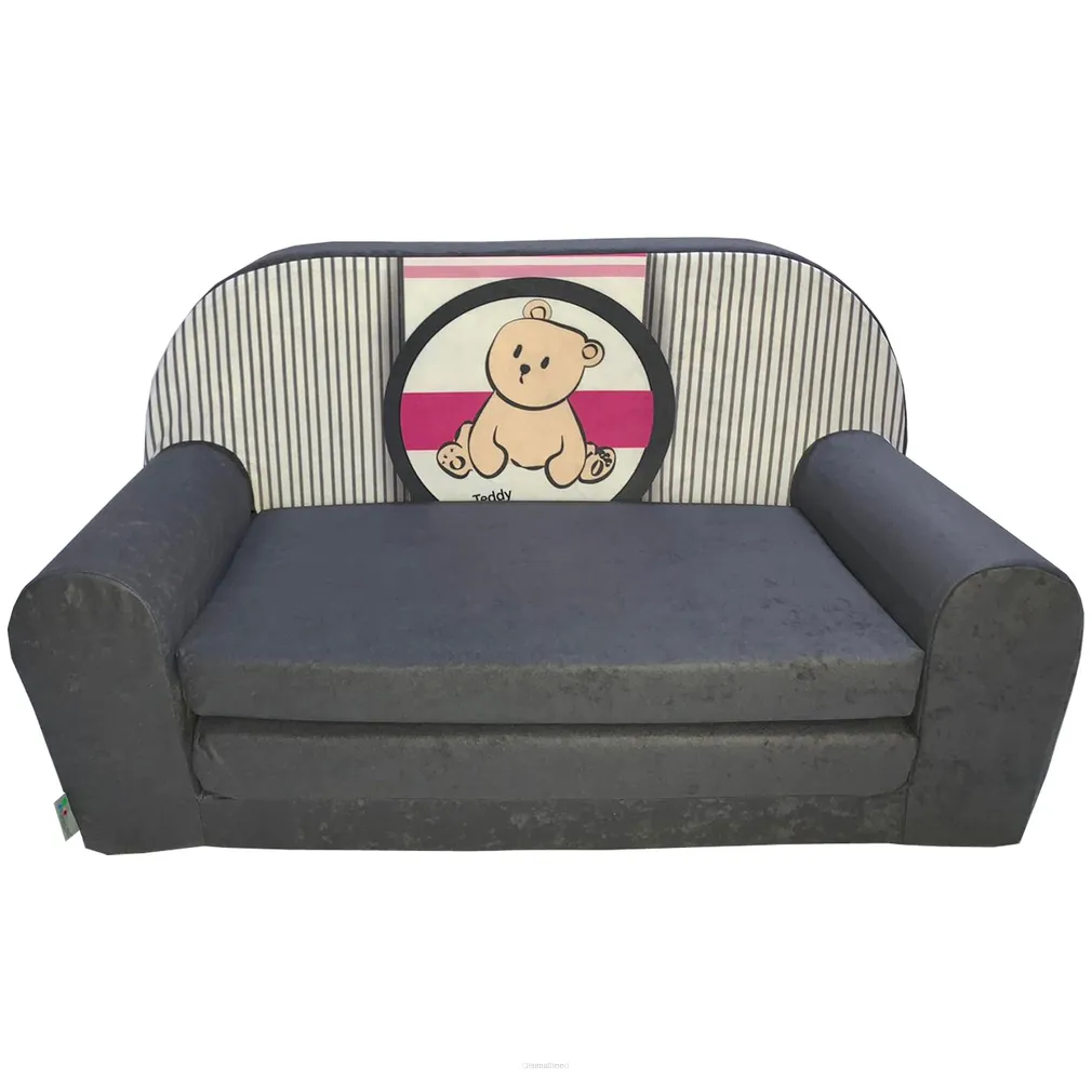 Kindersofa MINI Kindercouch W386_56 Bärchen Streifen