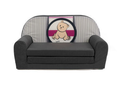 Kindersofa MINI Kindercouch W386_56 Bärchen Streifen