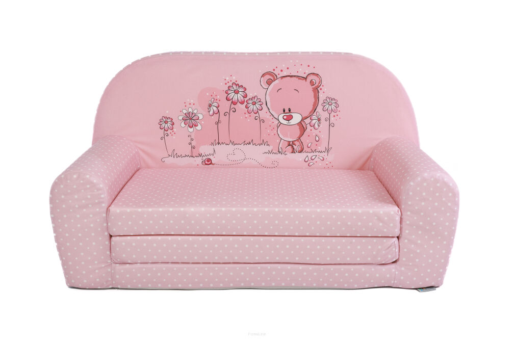 Kindersofa MINI Kindercouch W386_77 Bärchen Punkte