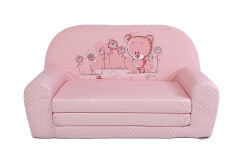 Kindersofa MINI Kindercouch W386_77 Bärchen Punkte