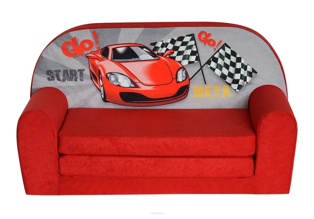 Kindersofa MINI Kindercouch W386_02 Racing Car