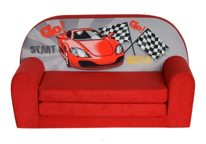 Kindersofa MINI Kindercouch W386_02 Racing Car