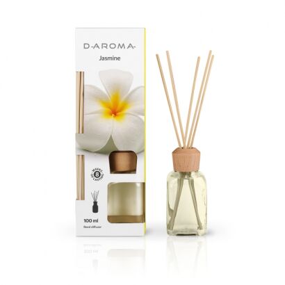 Duftdiffuser D-aroma Reed Diffuser 100ml Jasmin – Der Orient in Deinem Zuhause