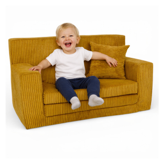Kindersofa Rosalia aus Kuschel-Cord – Stilvoll, sicher und perfekt für Spiel und Entspannung - 31