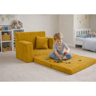 Kindersofa Rosalia aus Kuschel-Cord – Stilvoll, sicher und perfekt für Spiel und Entspannung - 35