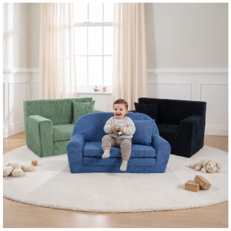 Kindersofa Rosalia aus Kuschel-Cord – Stilvoll, sicher und perfekt für Spiel und Entspannung - 4