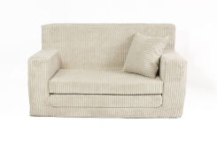 Kindersofa Rosalia aus Kuschel-Cord – Stilvoll, sicher und perfekt für Spiel und Entspannung