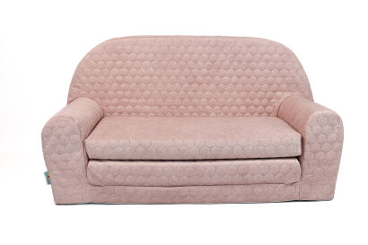 Kindersofa MINI Kindercouch W386_57 PIK Puderrosa