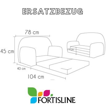 Ersatzbezüge für die Mini-Sofas W386