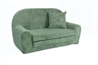 Mini-Sofa Rosalia - Ausklappbares Kindersofa aus Cord in 7 Farben - 16