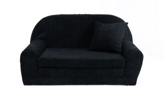 Mini-Sofa Rosalia - Ausklappbares Kindersofa aus Cord in 7 Farben - 23