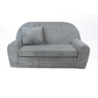 Mini-Sofa Rosalia - Ausklappbares Kindersofa aus Cord - 5