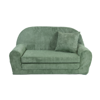 Mini-Sofa Rosalia - Ausklappbares Kindersofa aus Cord - 6