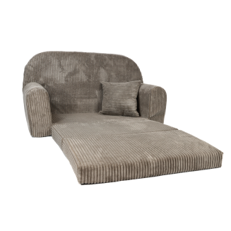 Mini-Sofa Rosalia - Ausklappbares Kindersofa aus Cord - 41