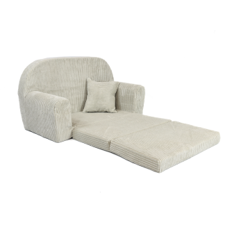 Mini-Sofa Rosalia - Ausklappbares Kindersofa aus Cord - 23