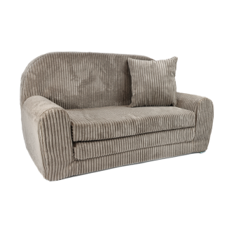 Mini-Sofa Rosalia - Ausklappbares Kindersofa aus Cord - 42