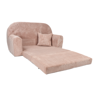 Mini-Sofa Rosalia - Ausklappbares Kindersofa aus Cord - 29