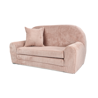 Mini-Sofa Rosalia - Ausklappbares Kindersofa aus Cord - 30