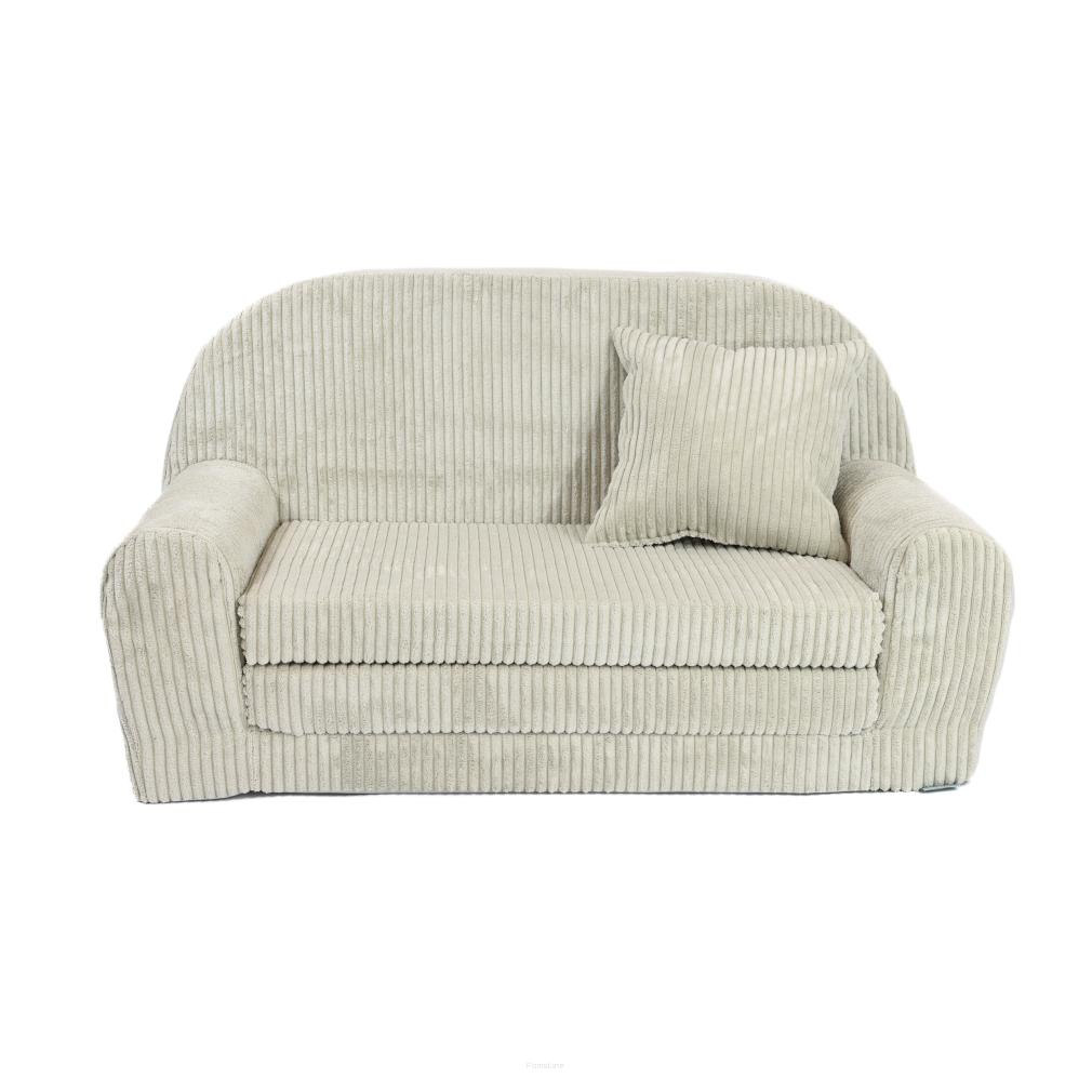 Mini-Sofa Rosalia - Ausklappbares Kindersofa aus Cord