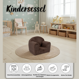Kindersessel Mini in Cord – Komfort und Stil für die Kleinsten - 35