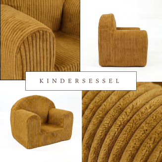 Kindersessel Mini in Cord – Komfort und Stil für die Kleinsten - 24