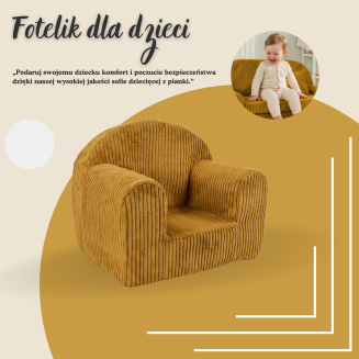 Kindersessel Mini in Cord – Komfort und Stil für die Kleinsten - 26