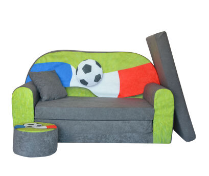 Kindersofa zum Aufklappen - Fanzone Football FR