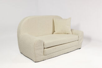 Mini-Sofa David - Ausklappbares Kindersofa aus Teddystoff in 6 Farben - 3